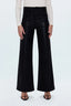 Lana High Rise Ultra Wide Leg - Coated Noir