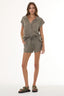 Petra Paper Bag Waist Short - Desert Sage