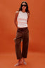 Sabrina Curved Utility Pants - Lindt