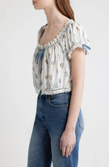 Nera Top - Fleurs De Bordeaux