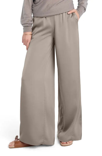 The Everything Wide Leg - Soft Taupe