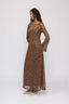 Tierra Maxi Dress - Chocolate