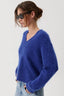 Kit V-Neck Pullover Sweater - Sapphire
