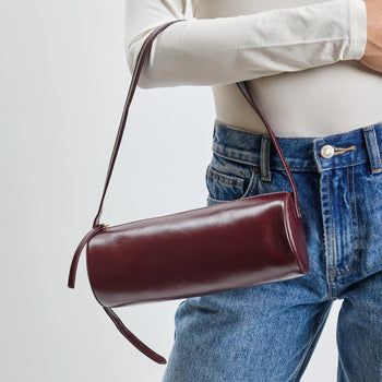 Mila Shoulder Bag - Wine