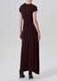 Kira Sculptural Dress - Chocolate