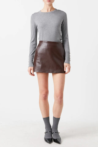 Leather Skort