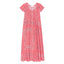 Flutter Sleeve Sleep Dress - Pink Bandana Patchwork