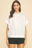 Shell Collar Blouse - White