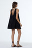 Kiona Mini Swing Dress - Black