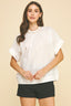 Shell Collar Blouse - White