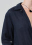 Kayla Shrunken Top - True Navy