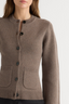 Eames Cardigan - Heather Brown