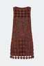 Sina Crochet Mini Dress - Copper