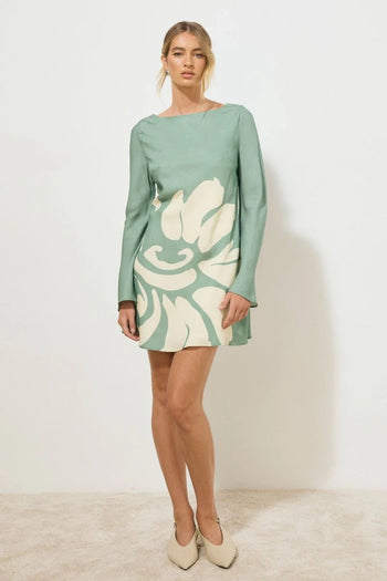 Vestige Sleeved Mini Dress