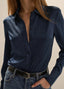 The Bailey Blouse - Navy
