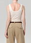 Faye Tank - Golden Pinstripe