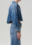 Ana Cropped Shirt in Somerset