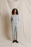 Nell - Travel Crew Neck Sweatshirt - Heather Grey