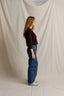 Ziggy - Inside Out Fleece Shrunken Crew - Cherry Lacquer