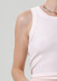 Isabel Rib Tank - Pink Peppercorn