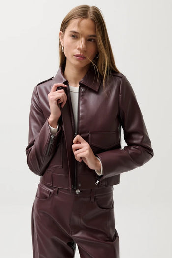 Bex	Shrunken Jacket - Cabernet