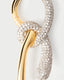 Twist Pave Hoops