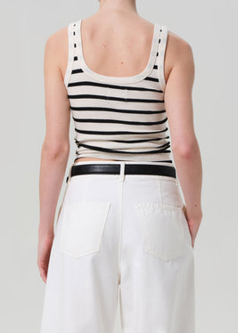 Faye Tank - Midnight Stripe