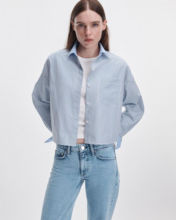 Marin Multi Stripe Shirt - Blue Multi Stripe