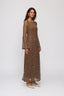 Tierra Maxi Dress - Chocolate