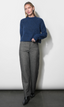 Peyton Fuzzy Sweater - Denim Blue