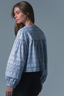 The Callah Shirt - Blue Dot Stripe