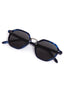 Dakota Sunglasses - Indigo Tortoise Silver Polarized