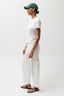 Sabrina Curved Utility Pant - White