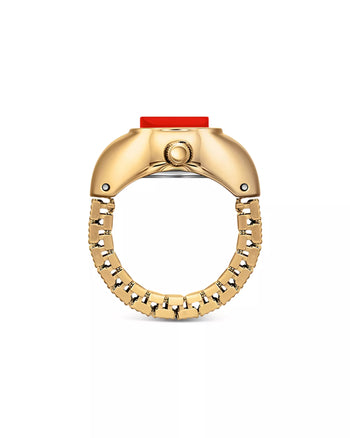 Nocturne Gold and Red Ring