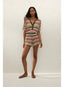 Raya Polo Top - Perla Stripe