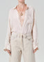 Kayla Shrunken Top - Pale Stone