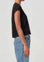Bryce Cap Sleeve Tee - Black