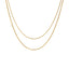 Double Layer Snake Chain Necklace