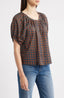 June Top - Noir Foulard