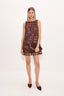 Sina Crochet Mini Dress - Copper