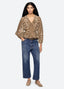 Claude Print Long Sleeve Top