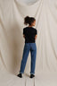 Isabel Sweater Rib Top - True Black