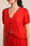 Red Eyelet Set