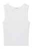Khara - Rib Scoop Tank - White