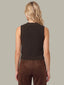 Demi High Neck Tank - Chocolate Plum