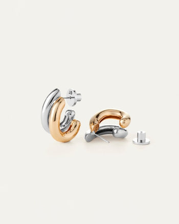 Florence Earrings - Two-Tone