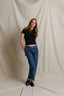 Lisa Top - Black Stripe