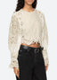 Vania Lace Combo Sleeve Sweater