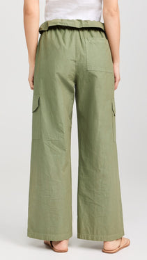 Poplin Foldover Cargo Pant