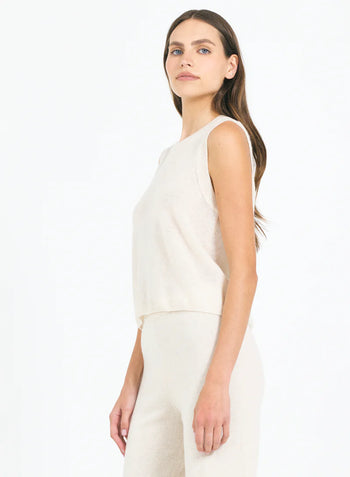 Forbes Cashmere Sleeveless Tee